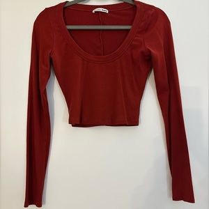 Reformation Paige Knit Top